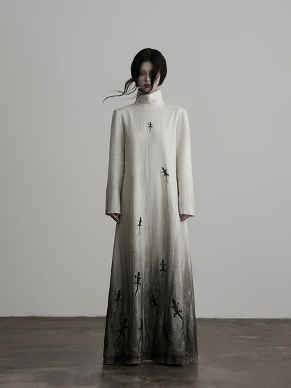 INDULGE_Chinese_Style_Gecko_Embroidered_Gradient_Dyed_Women&