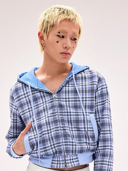 CFIERCE Reversible Cat Hoodie High Elastic Thick Unisex Pullover