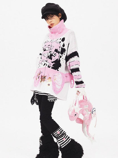 CFIERCE Dragon Scale Glossy Crossbody Bag