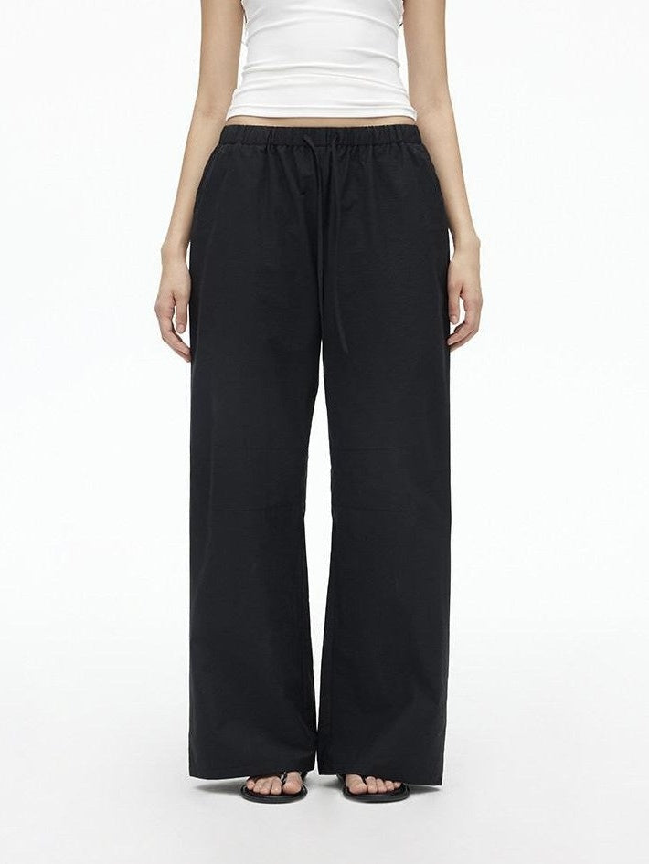 AFTADAWN Relaxed Pleated Split Scimitar Women&