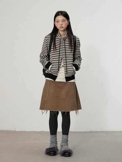 Achihara Striped Mushroom Sweatshirt