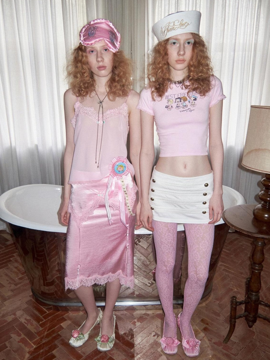 1JINN STUDIO Cartoon Printed Ribbon Badge Multiuse Women&