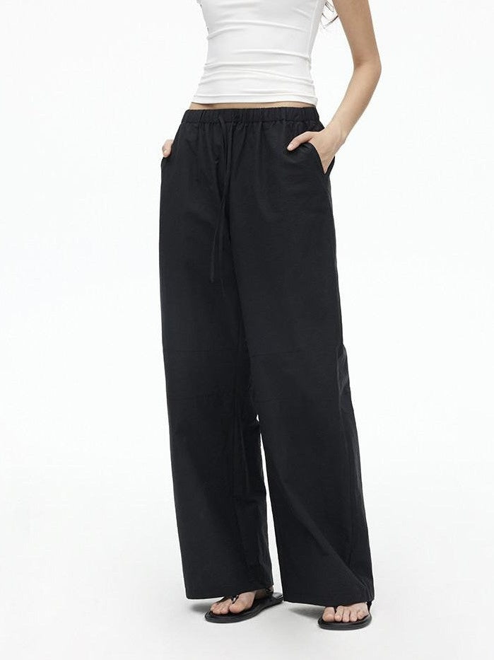 AFTADAWN Relaxed Pleated Split Scimitar Women&