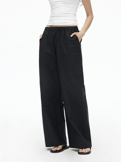 AFTADAWN Relaxed Pleated Split Scimitar Women&
