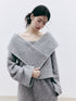 FUSSED_Solid_Color_Detachable_Scarf_Wool_Blend_Women&