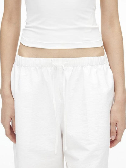 AFTADAWN Relaxed Pleated Split Scimitar Women&