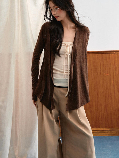 7Shiftin Relaxed Slouchy Adjustable Tie Bandeau Two Piece Women&