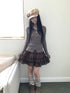 ang project Korean Ribbed V-neck Single Row Button Slim Fit Women&