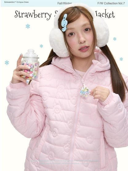 BETWEENAND_Strawberry_Swirl_Quilted_Hooded_Women&