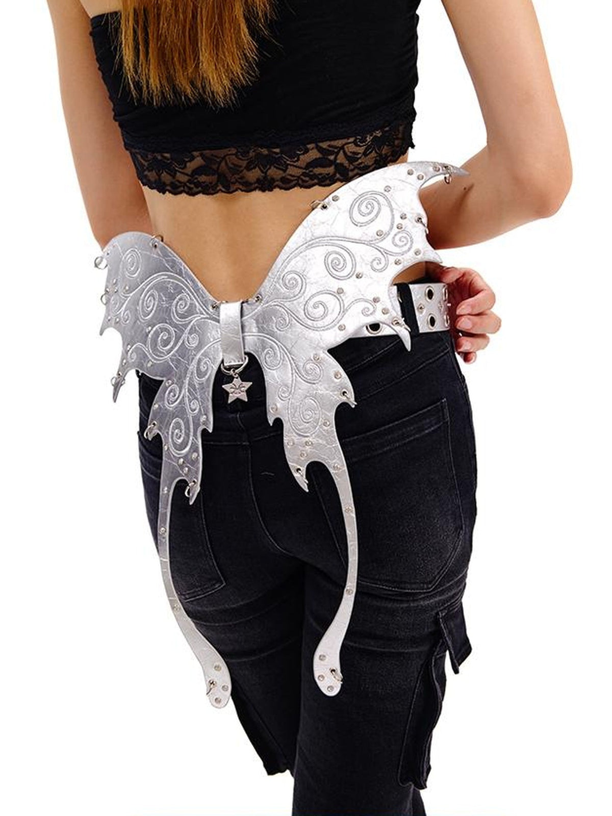 CFIERCE Butterfly Leather Belt
