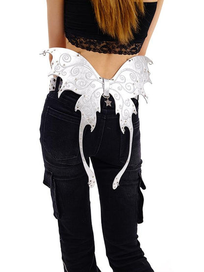 CFIERCE Butterfly Leather Belt