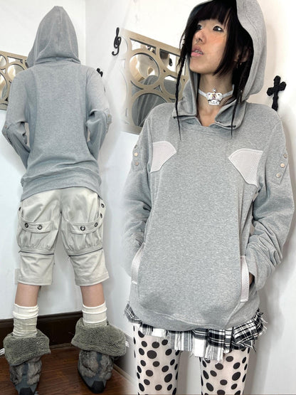 nit alcove Warm Cotton Fleece Lined Pullover Kangaroo Pocket Straight Fit Unisex Hoodie