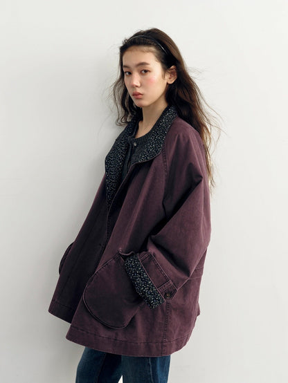 DKZ_OFFICIAL_Purple_Floral_Patchwork_Quilted_Loose_Women&