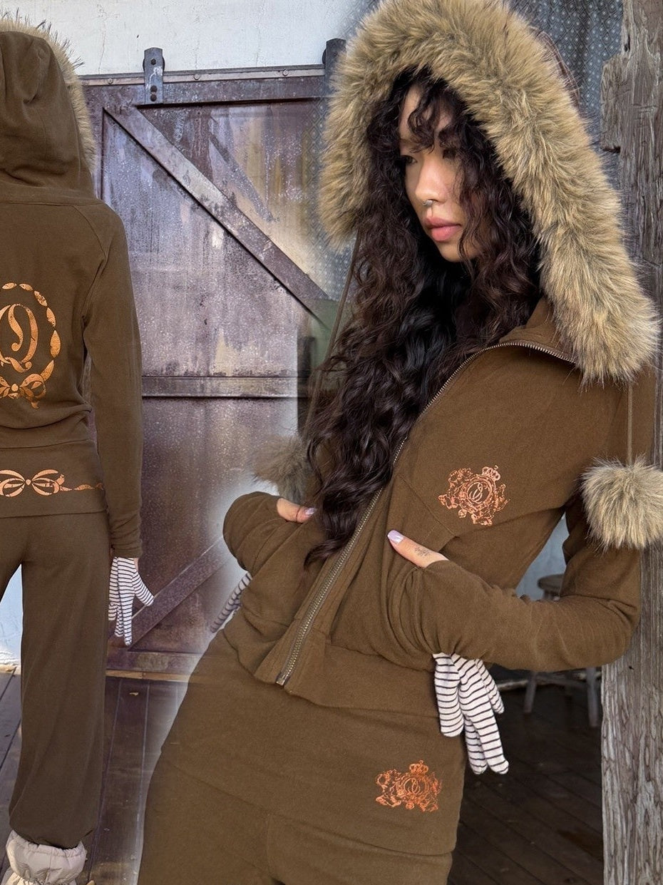 QUORRA_S_CHORD_Asymmetric_Zip_Brown_Green_Women&
