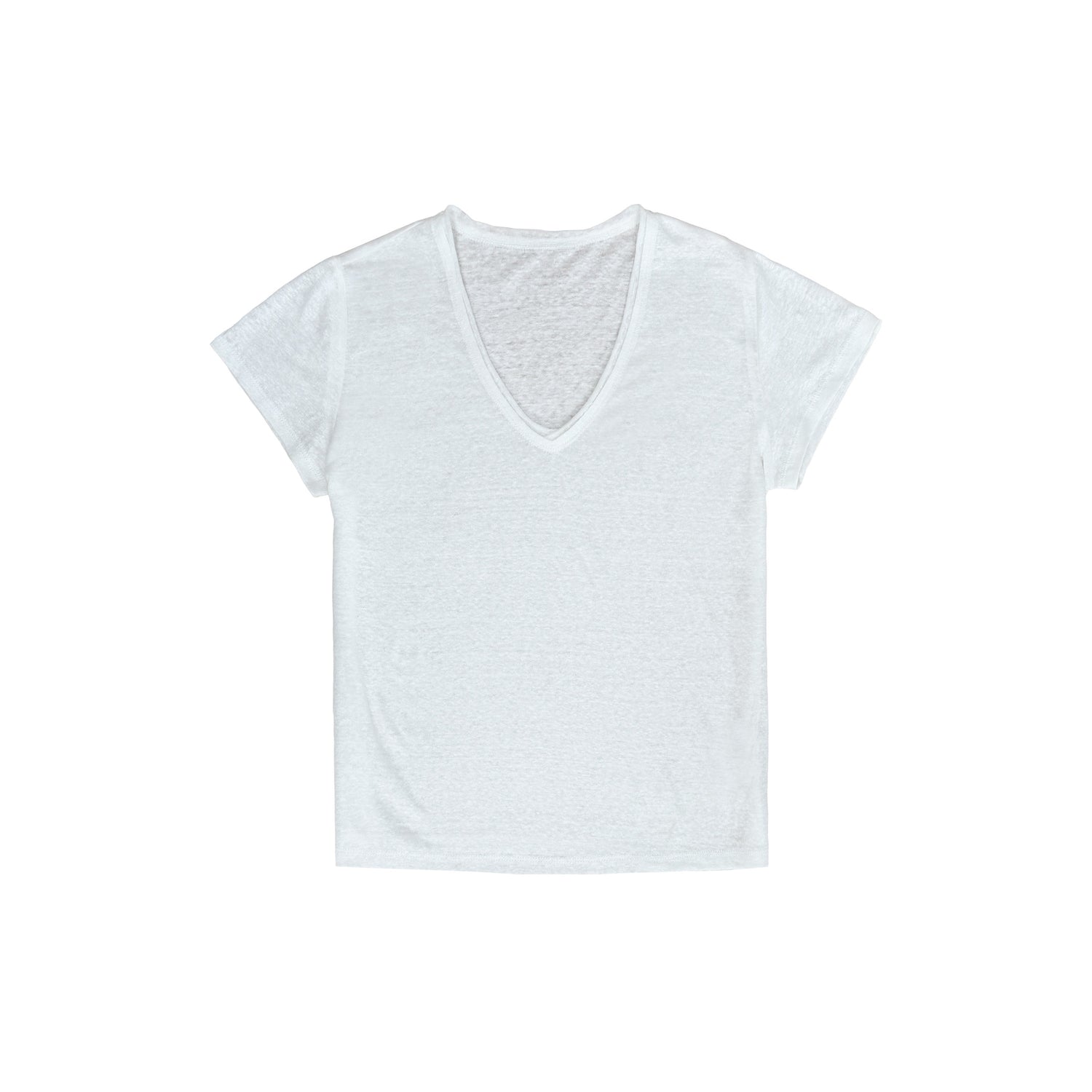 Northbutsouth_Multicolor_Snowflake_V-neck_Rolled_Hem_Women&