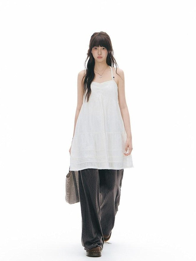 NAPSNAPS Gray Brown Relaxed Knit Drawstring Waist Women&