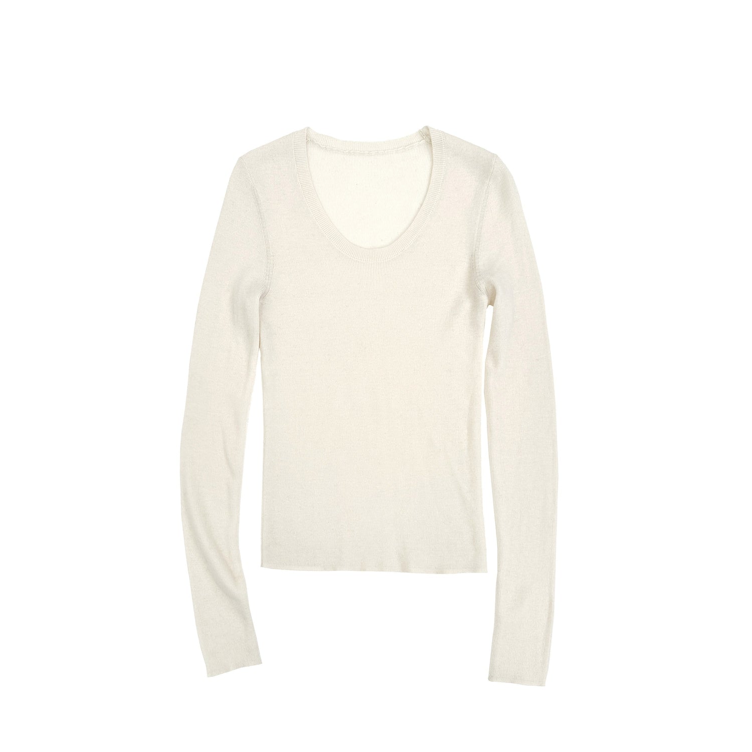 Northbutsouth_Four_Color_U_Neck_Slim_Fit_Lightweight_Long_Sleeve_Women&