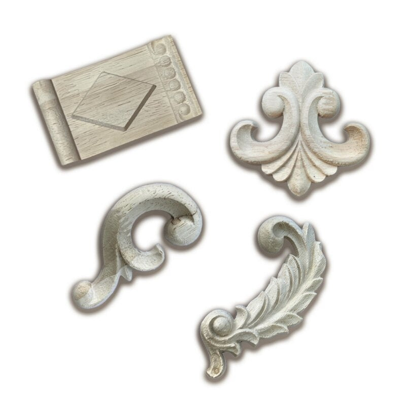 nit alcove Strong Hold Wooden Side Clips Set Natural Wood Grain Laser Grip Hair Accessories