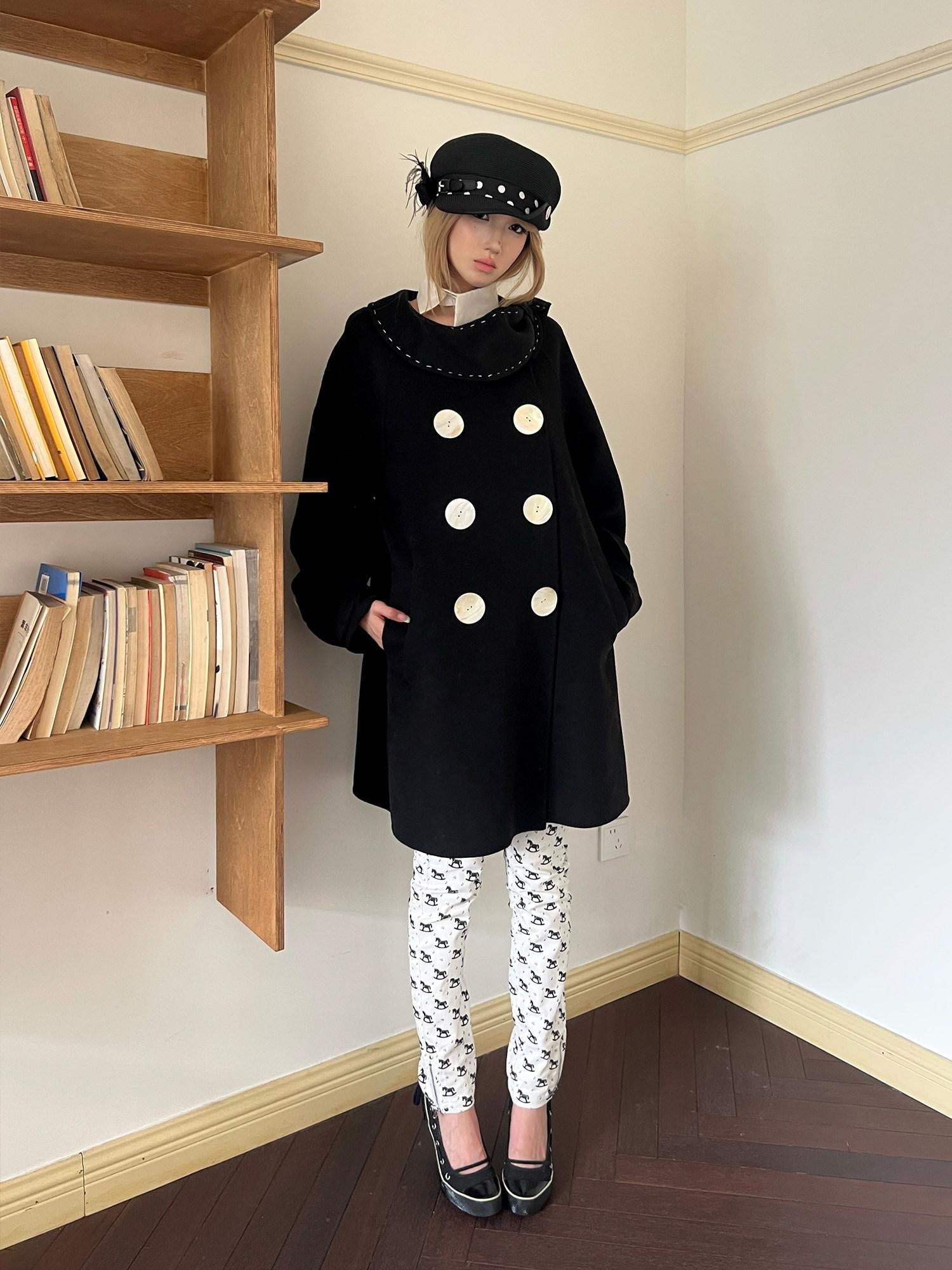 nit alcove Recycled Fiber Casual Straw Polka Dot Adjustable Unisex Black Hats