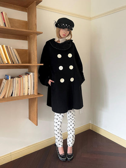 nit alcove Recycled Fiber Casual Straw Polka Dot Adjustable Unisex Black Hats