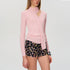 The NeverMore Soft Wool Blend Slim Knit Pullover Womens Casual Grey Pink Long Sleeve T-Shirts