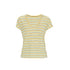 Northbutsouth_Colorful_Striped_V-neck_Frayed_Edge_Women&