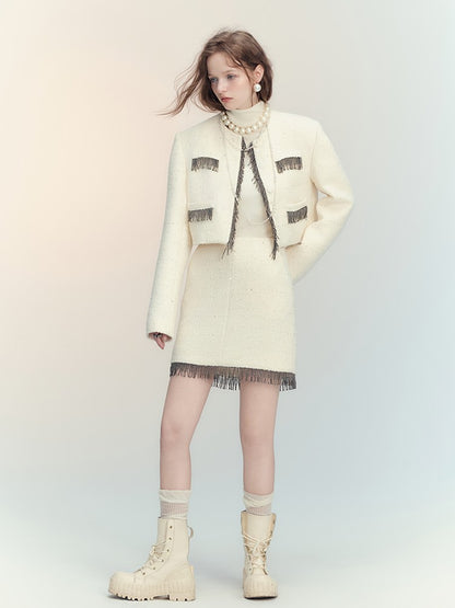 AnnoMundi Sequin Textured Boucle Two Piece Women&