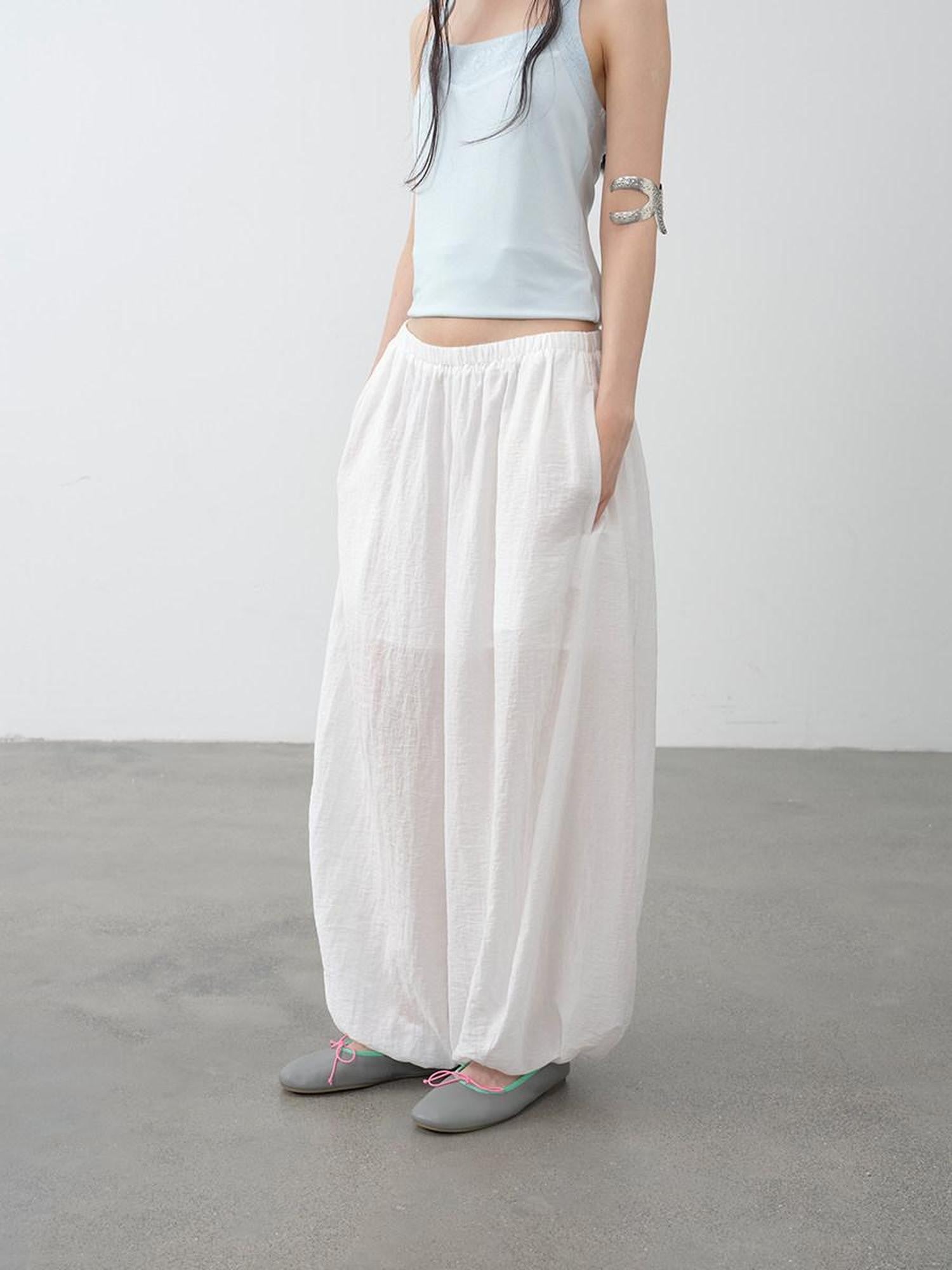 DKZ OFFICIAL Balloon Lined Relaxed Tapered Women&