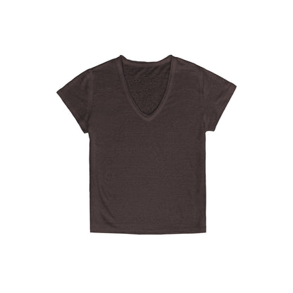 Northbutsouth_Multicolor_Snowflake_V-neck_Rolled_Hem_Women&