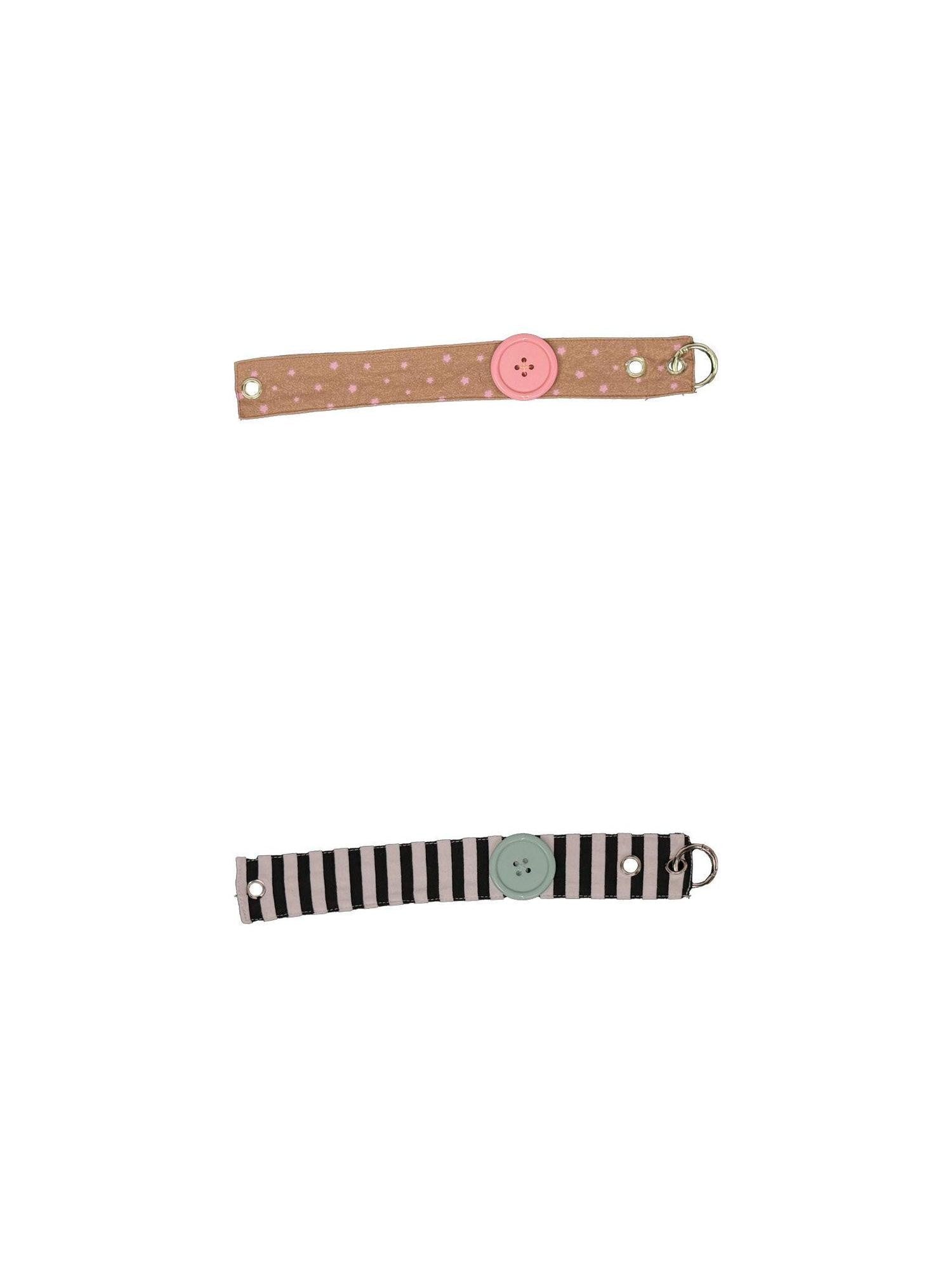 Ttsunami Multicolor Striped Button Geometric Print Women&