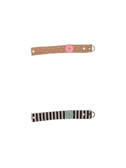 Ttsunami Multicolor Striped Button Geometric Print Women&