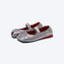 RUN TO THE FUTURE Cross Strap Casual Peep Toe Leather Lined Microfiber Upper Women Black Flats