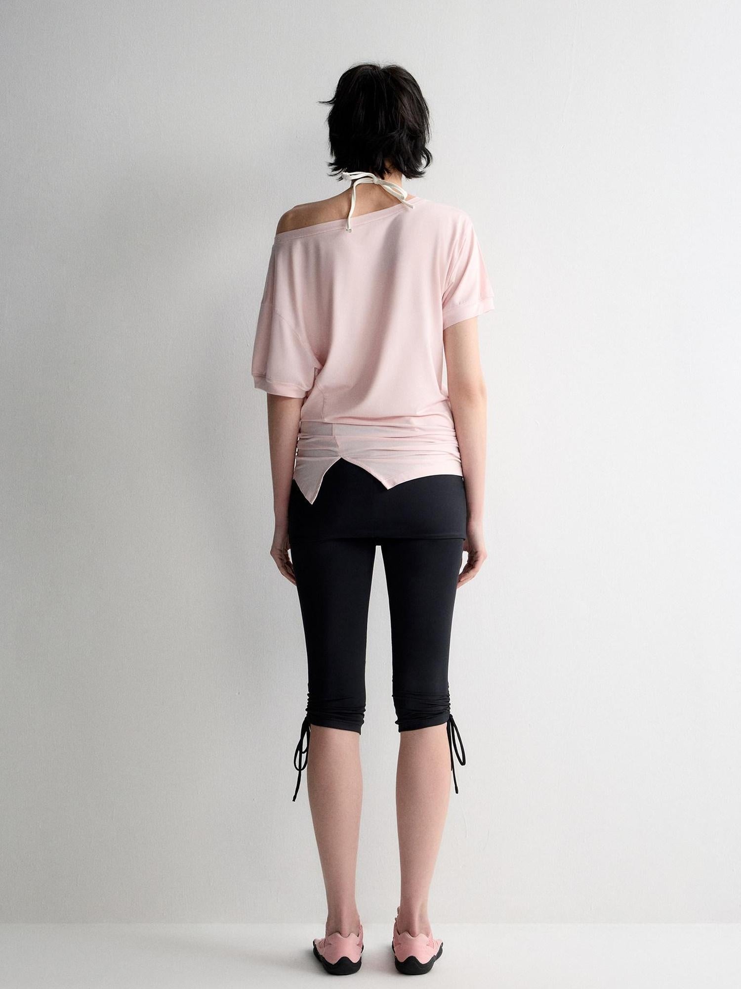 RUN TO THE FUTURE Breathable Modal Slim Fit Boat Neck Casual Women Solid Short Sleeve T-Shirts