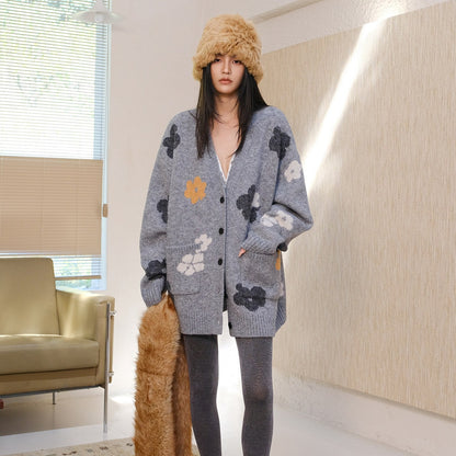 FU_FRESH_UP_Hand_Painted_Floral_Jacquard_Relaxed_Oversized_Women&