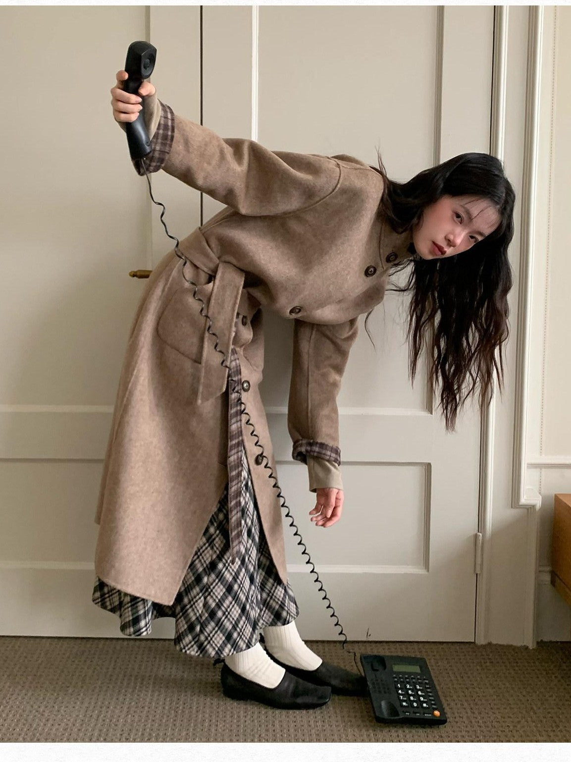Dorydory Plaid Reversible Vintage Women&