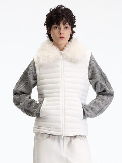 RUN TO THE FUTURE 90% White Duck Down Thick Slim Casual Turn Collar Ladies Down Jackets