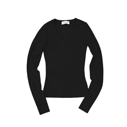 Northbutsouth_Tricolor_V-neck_High_Stretch_Slim_Women&