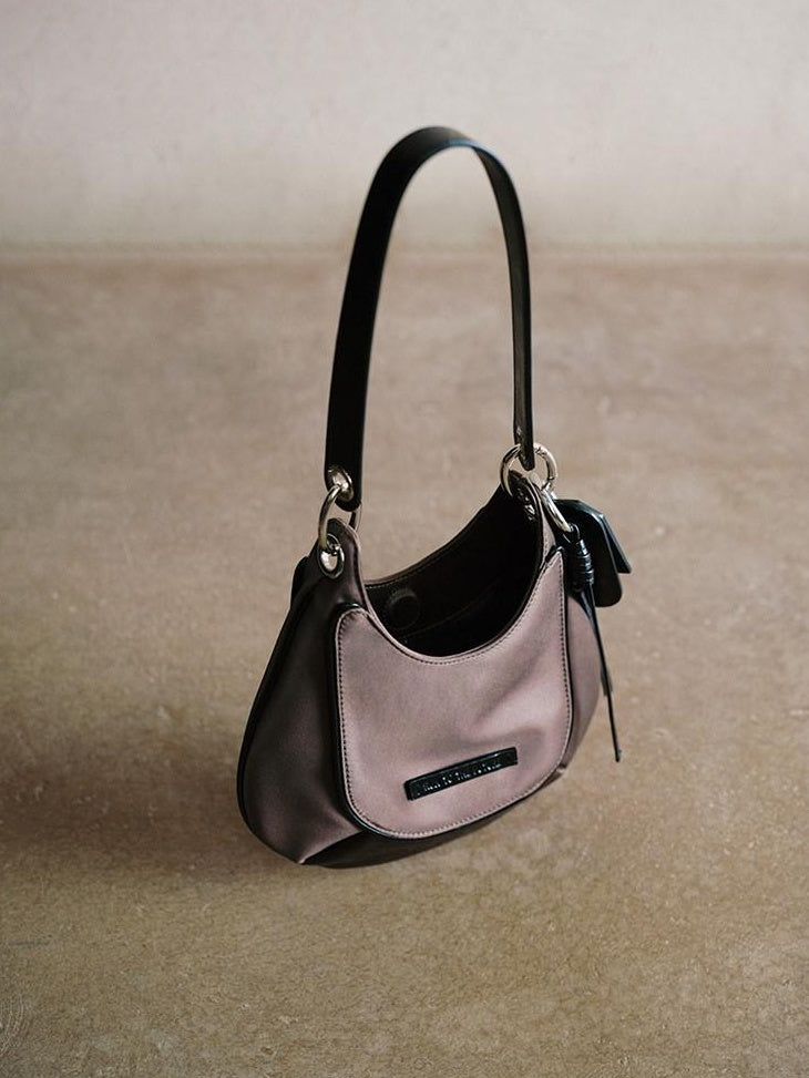 RUN TO THE FUTURE Stitch Detail Casual Twill Double Strap Unisex Dark Green Cross Body Bags