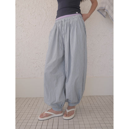 DKZ_OFFICIAL_Blue_White_Striped_Relaxed_Tapered_Women&