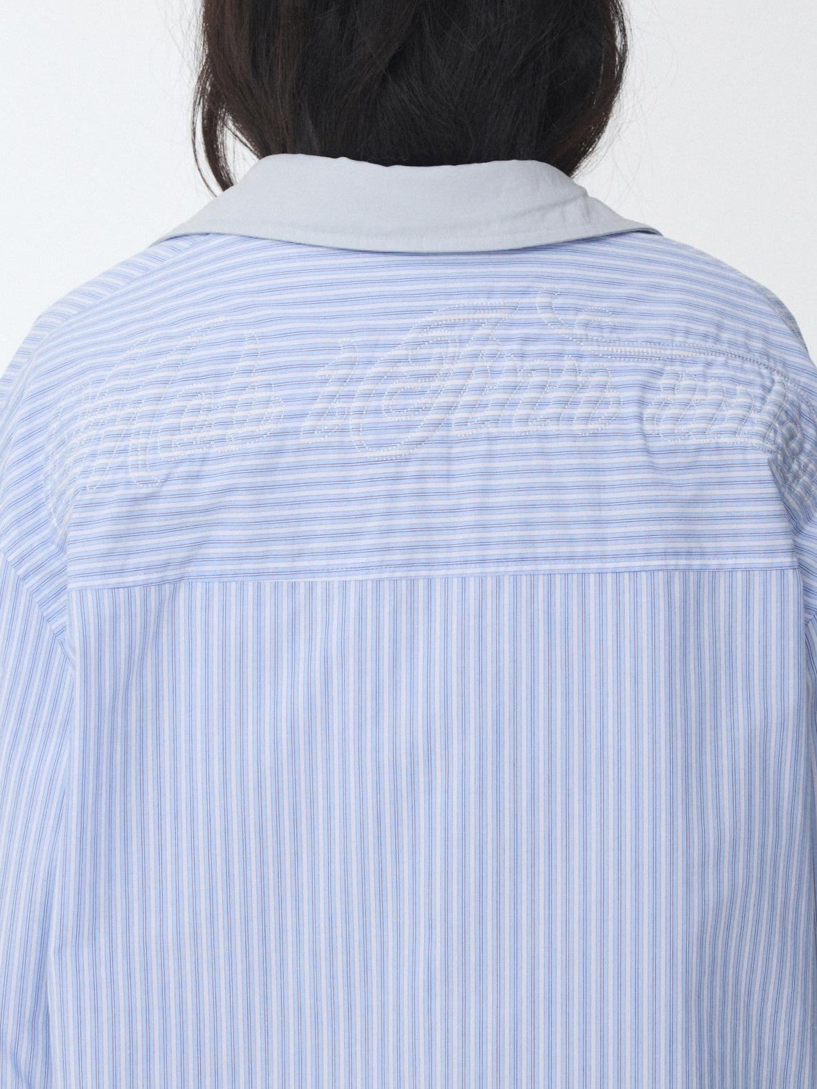 1JINN STUDIO 3d Embroidered Striped Contrast Women&