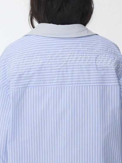 1JINN STUDIO 3d Embroidered Striped Contrast Women&