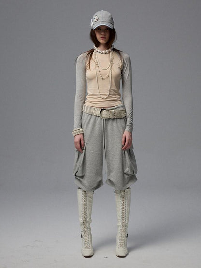 1JINN STUDIO 3d Pleated Hooded Women&