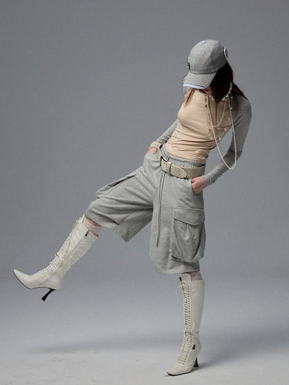 1JINN STUDIO 3d Pleated Hooded Women&