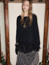 1JINN STUDIO American Applique Embroidery Lace Hem Tie Waist Women&