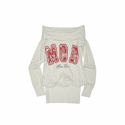 1JINN_STUDIO_American_Letter_Print_Bodycon_Long_Sleeve_Women&