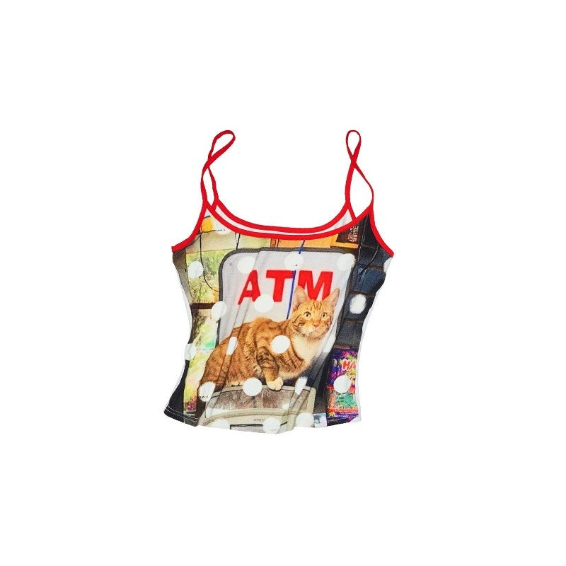 1JINN_STUDIO_Animal_Print_Polka_Dot_Slimming_Sleeveless_Cropped_Women&