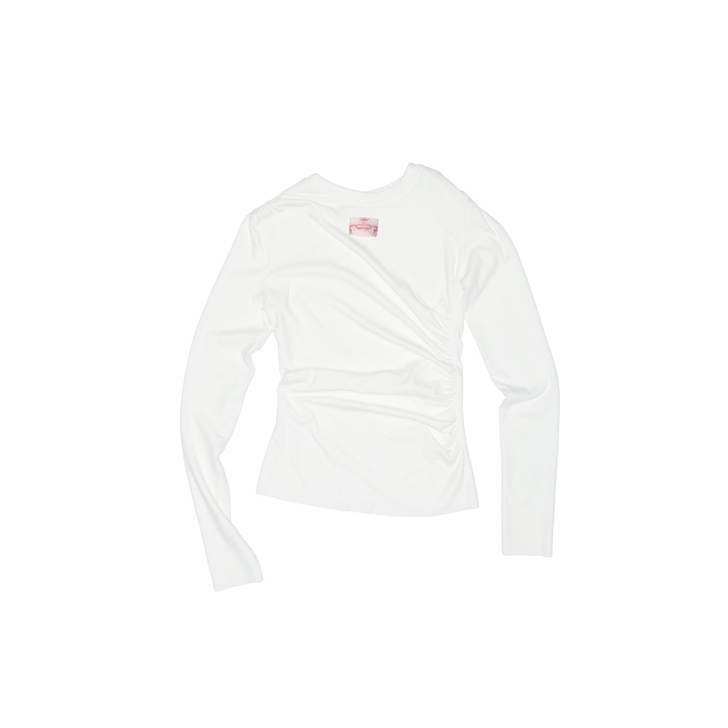 1JINN_STUDIO_Asymmetric_Pleated_Crewneck_Slimming_Women&