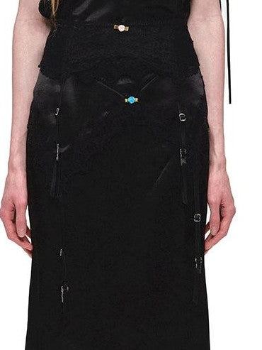 1JINN STUDIO Asymmetrical Faux Layer Adjustable Strap Women&