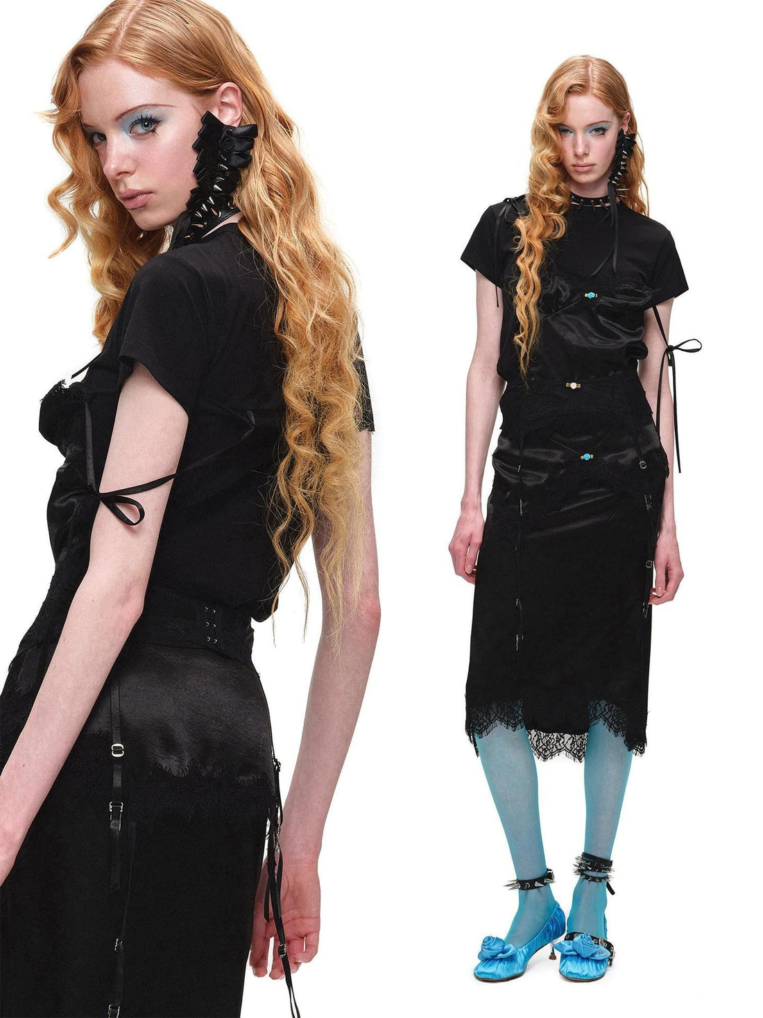 1JINN STUDIO Asymmetrical Faux Layer Adjustable Strap Women&