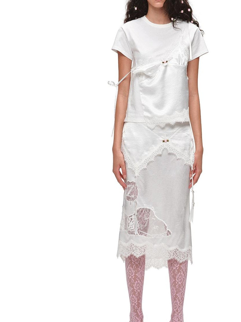 1JINN STUDIO Asymmetrical Faux Layer Adjustable Strap Women&